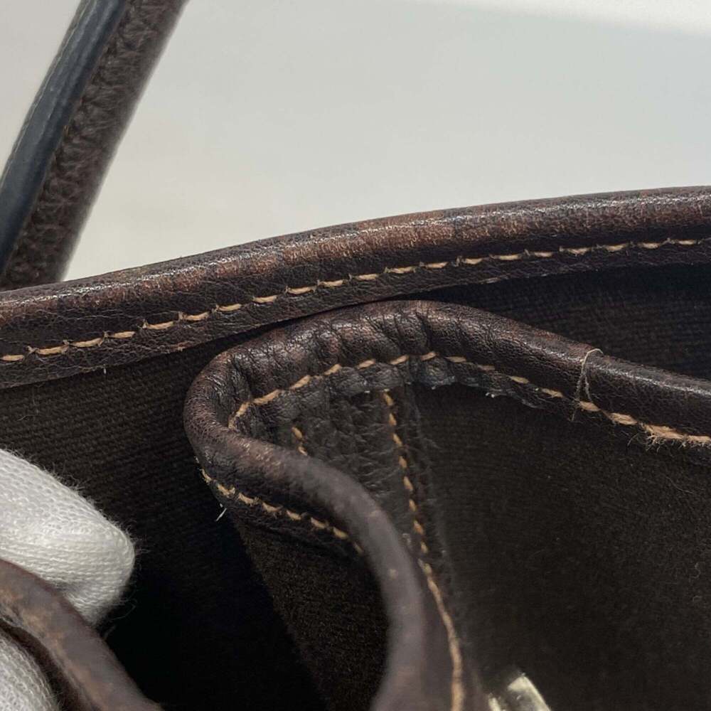 Hermes Garden PM Tote Bag, Toile Officier, Brown, □H stamp, Women's. - Picture 7 of 11